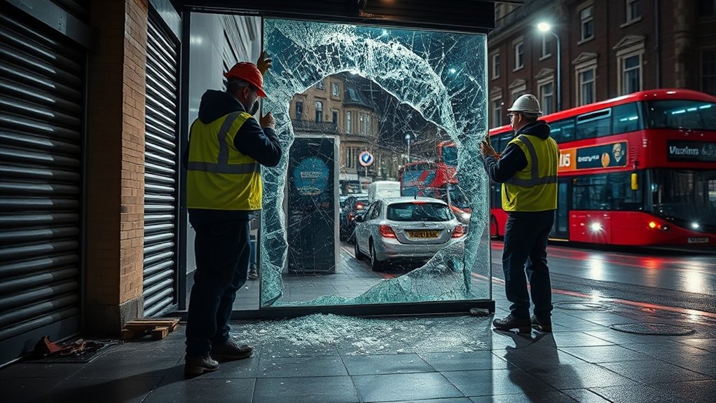 Emergency Shop Front Repair Southall