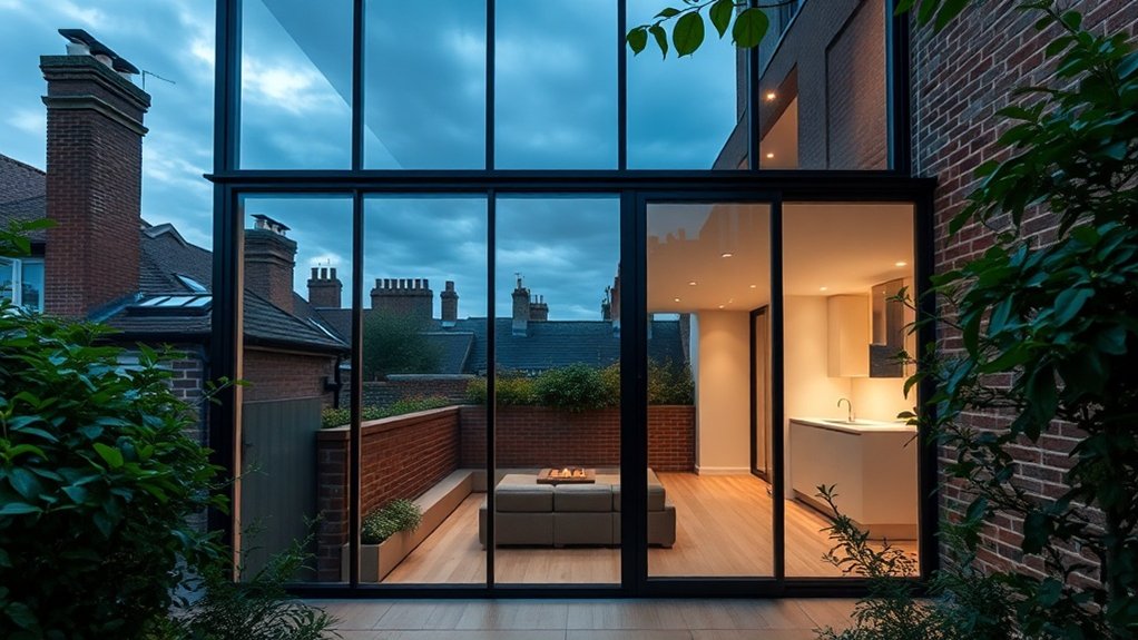 Glass Extension Walls Southall