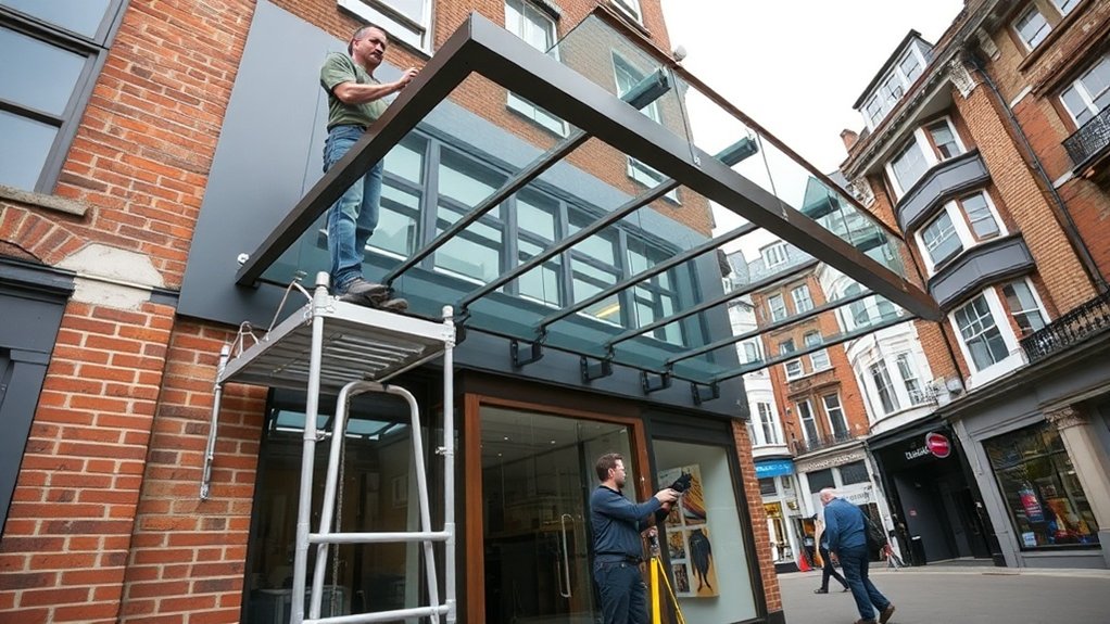 Shopfront Canopy Southall