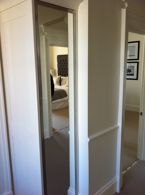 Full-length wardrobe mirror fitted in Southall home